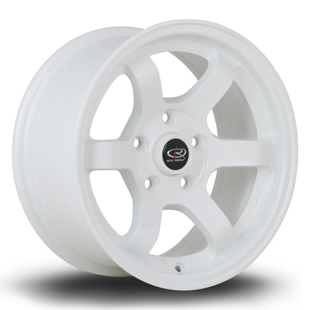Vierschijfs regelaar Rota Grid Max 15x7" 5x114.3 ET20, Melkwit