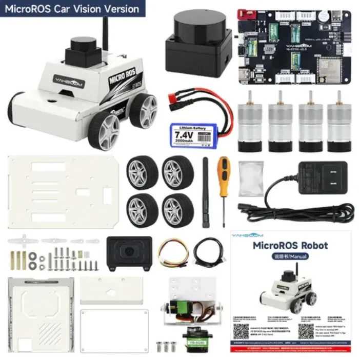 MAP-druksensor Yahboom ESP32 MicroROS Robot Car Virtual Machine (MAC Not Support)