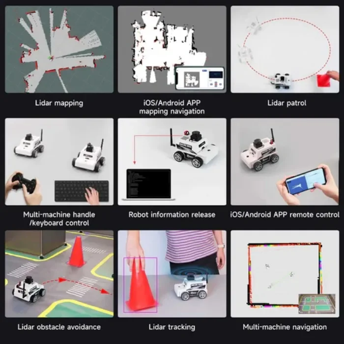 MAP-druksensor Yahboom ESP32 MicroROS Robot Car Virtual Machine (MAC Not Support)
