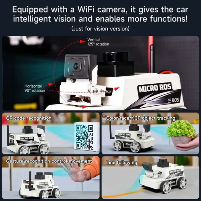 MAP-druksensor Yahboom ESP32 MicroROS Robot Car Virtual Machine (MAC Not Support)