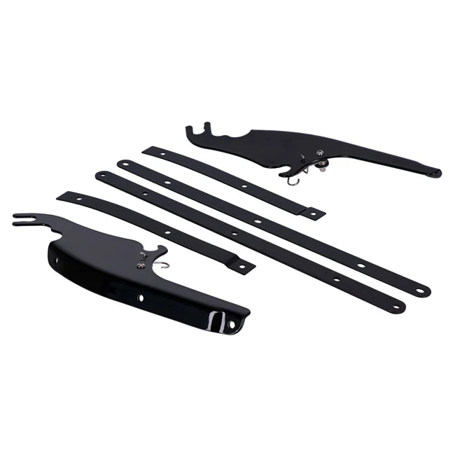 Premium All-Season Soporte De Montaje Para Parabrisas FLST/C Negro Para Harley Davidson