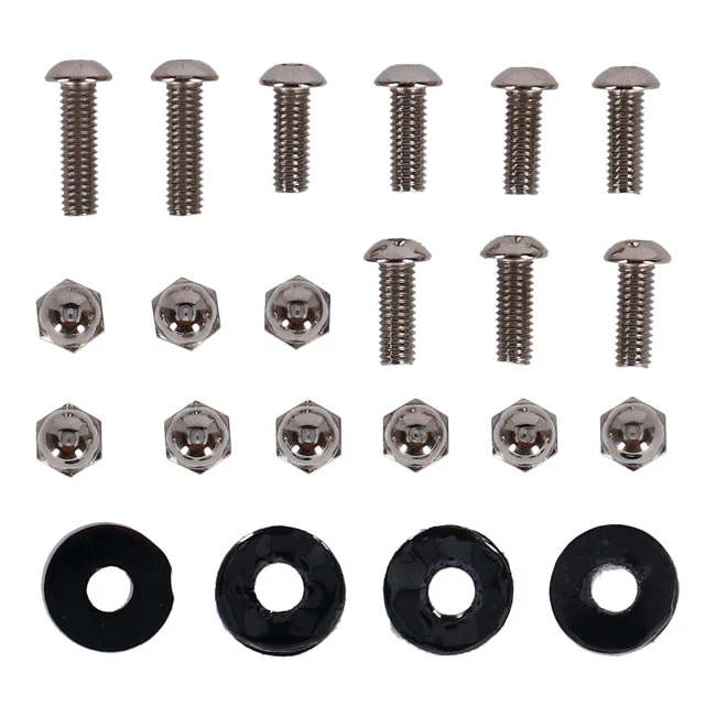 Premium All-Season Soporte De Montaje Para Parabrisas FLST/C Negro Para Harley Davidson