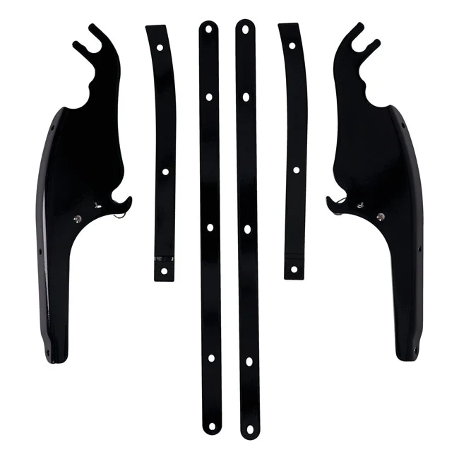 Premium All-Season Soporte De Montaje Para Parabrisas FLST/C Negro Para Harley Davidson