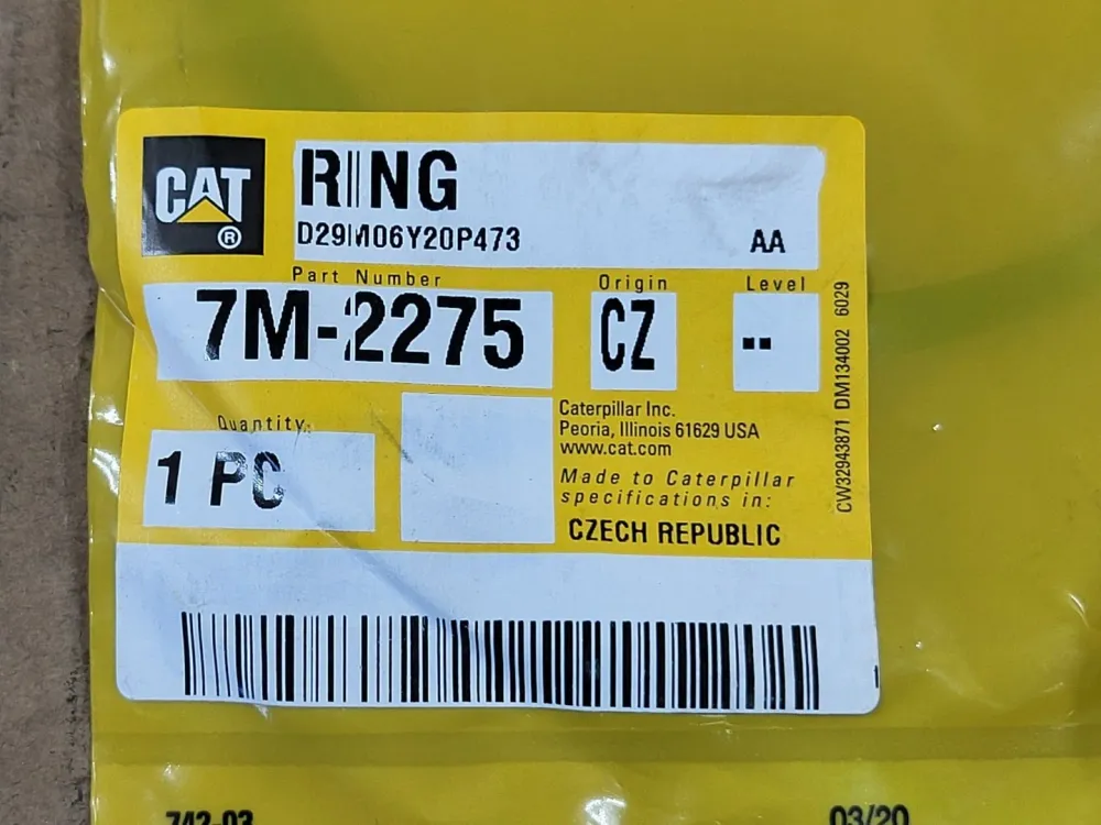 Internal Retaining Ring 7M-2275 voor Lak en Kunststof