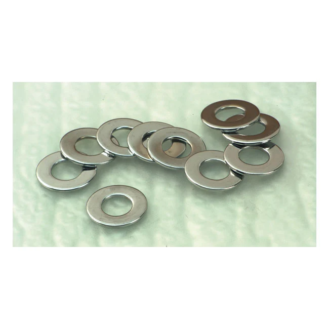 Chroom Flat Washers M4 Harley-Davidson