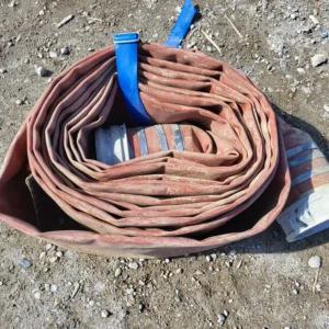 6" x 45 ft Lay Flat Hose Rood w/ Coupling