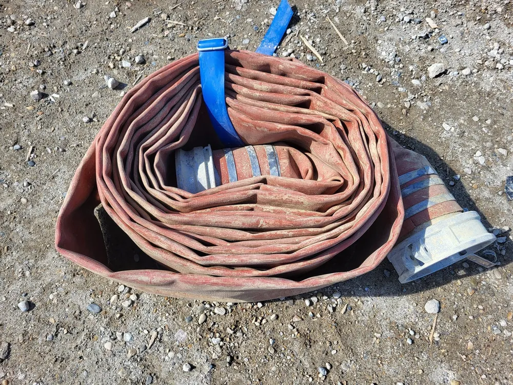 6" x 45 ft Lay Flat Hose Rood w/ Coupling