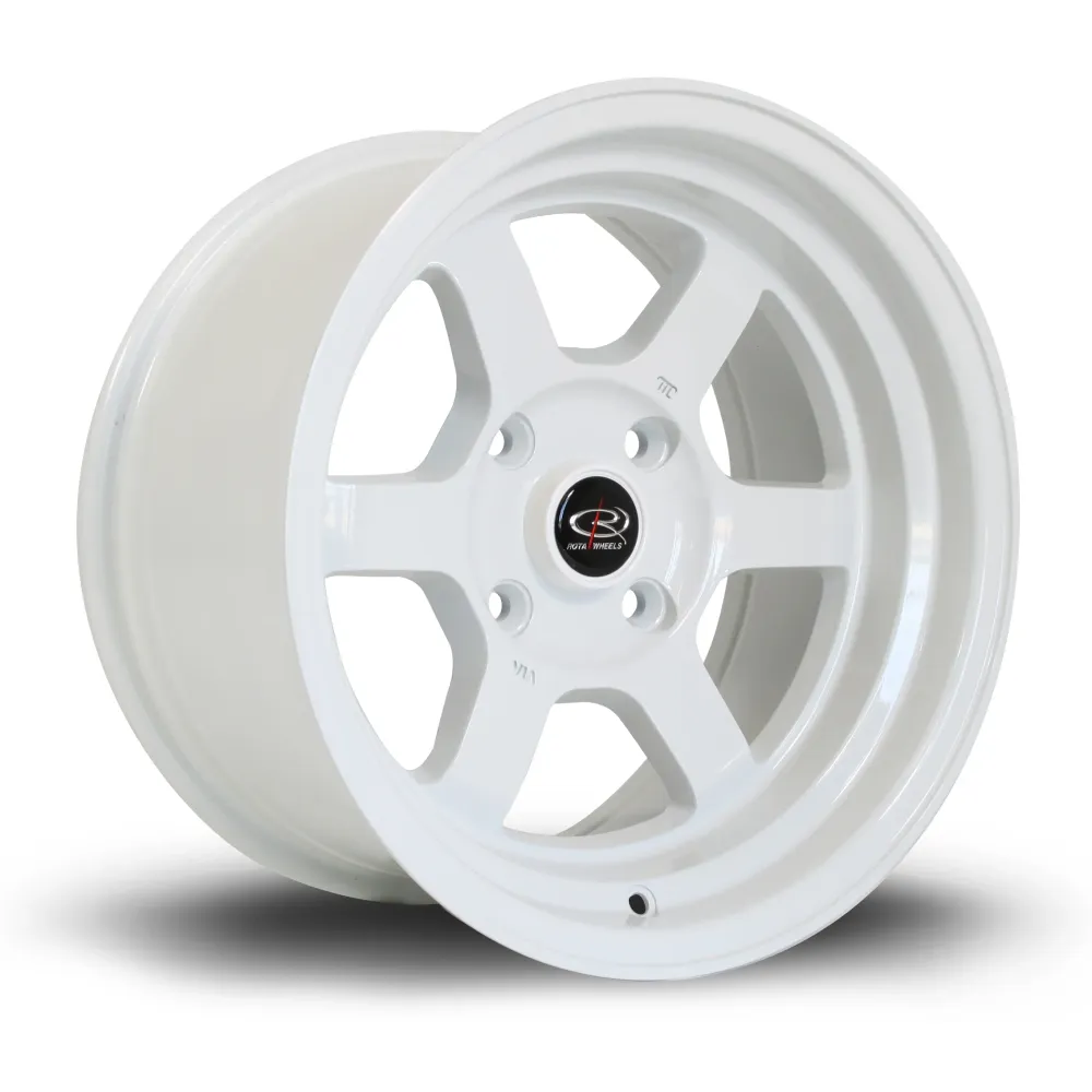 Rota Grid V 15x8" 4x100 ET0, Melkwit