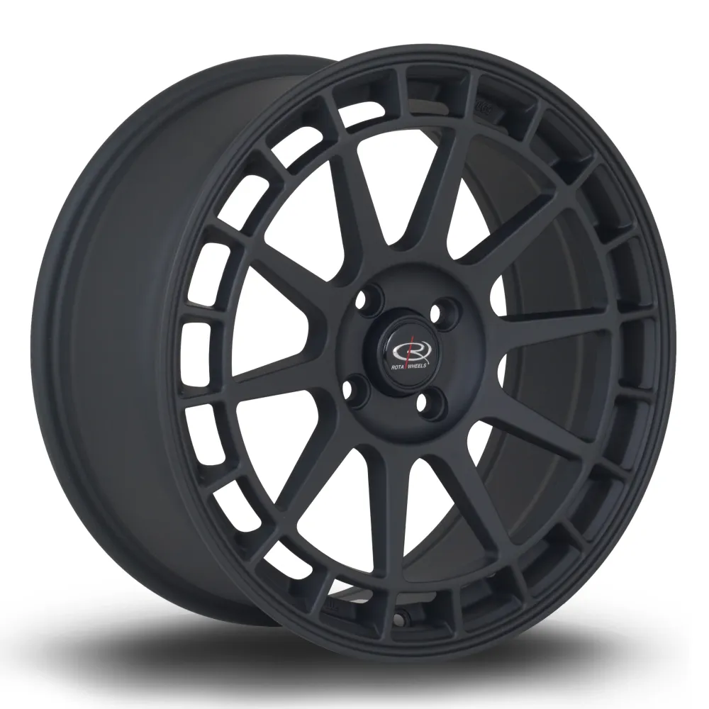 Rota Recce 17x7.5" 4x100 ET42, Flat Zwart