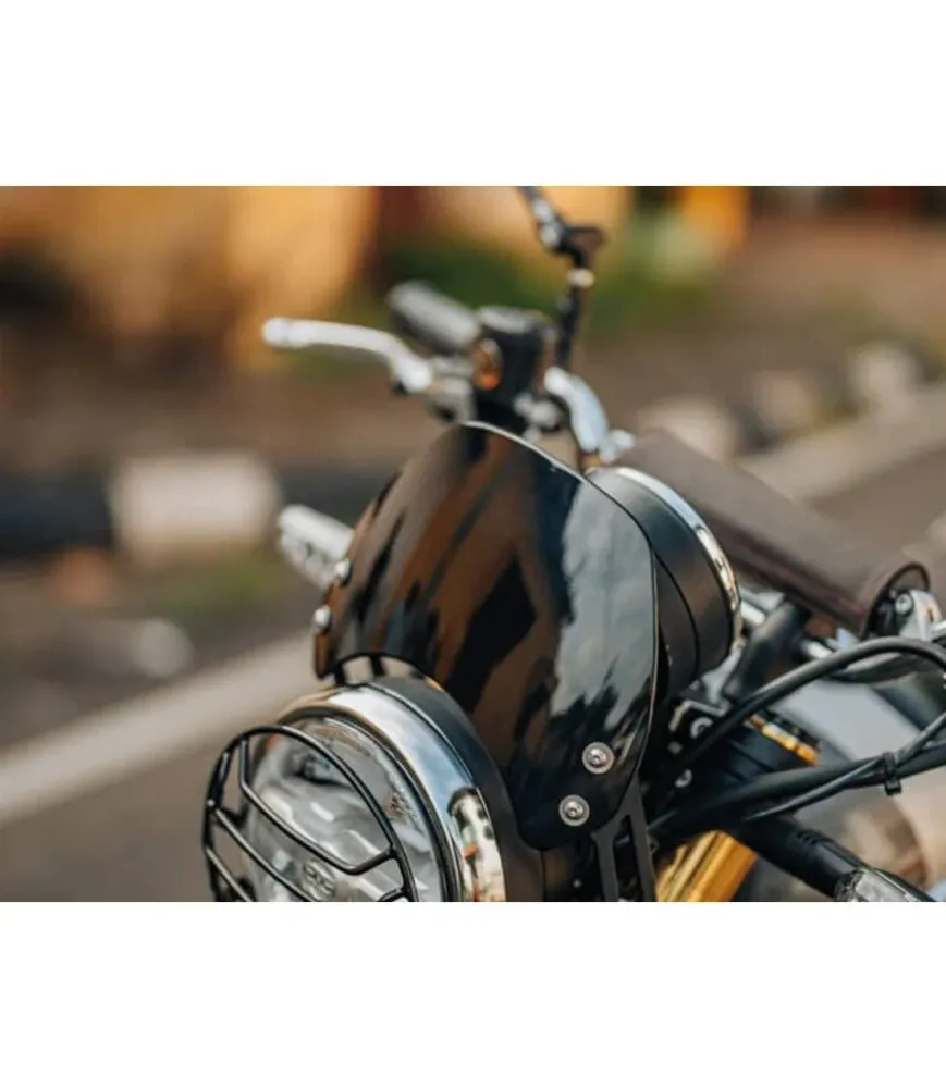 Windscreen Low Zwart Bear 650 - Royal Enfield