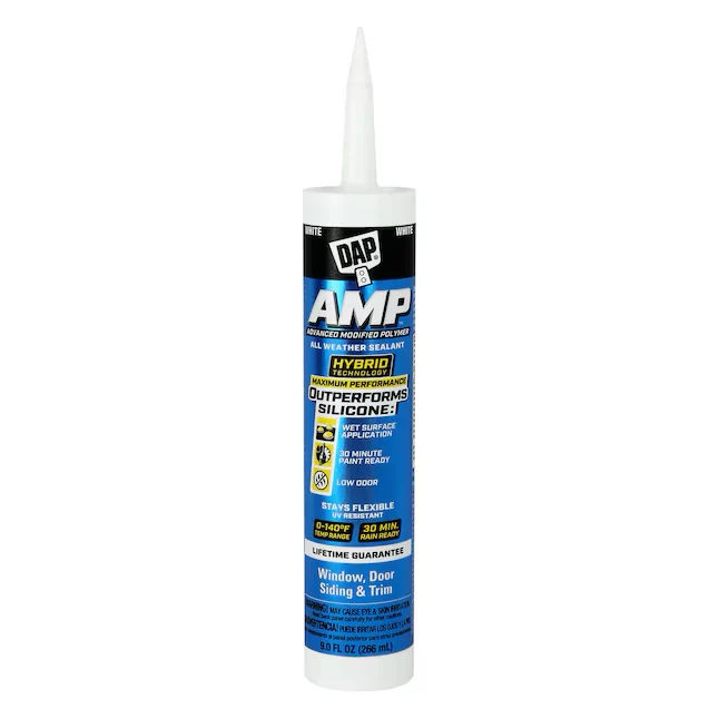 DAP AMP 9-oz Wit Paintable Advanced Sealant Caulk
