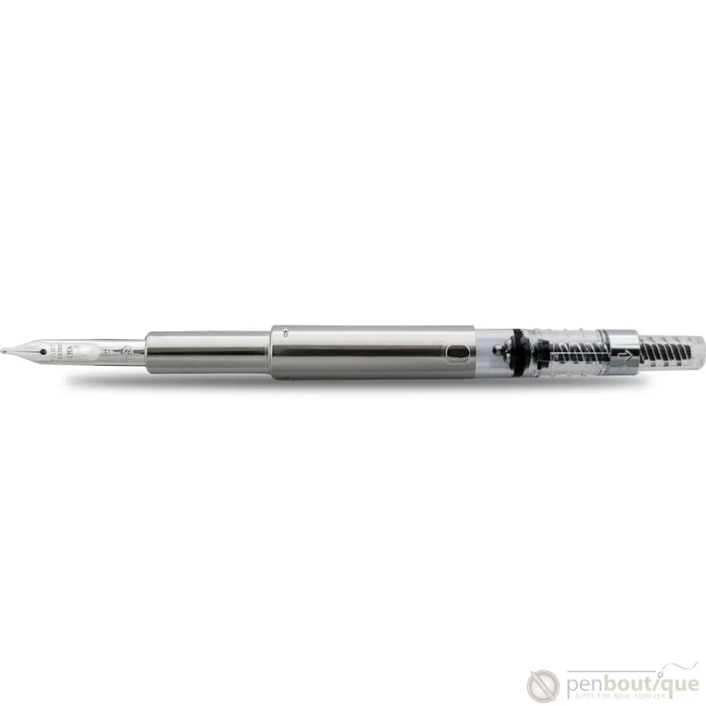 Pilot Vanishing Point Converter Nib - Rhodium matte afwerking Extra