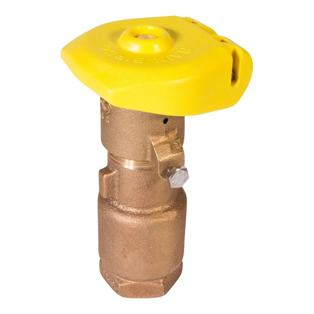 Rain Bird - 44 Model 1" Quick Coupling Valve Locking Rubberen Cover 2-Piece Body glanzend zwart