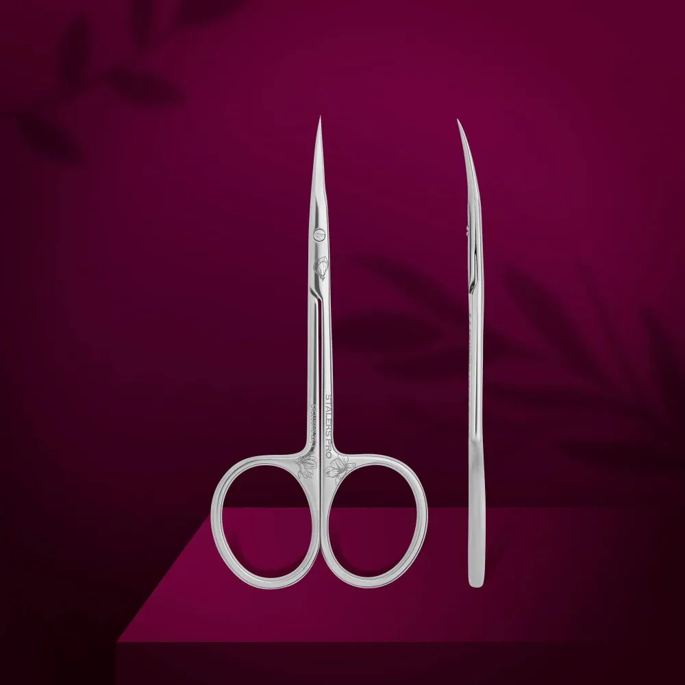 Staleks cuticle scissors "Magnolia" - UNIEK 22 TYPE 1 ( hook)
