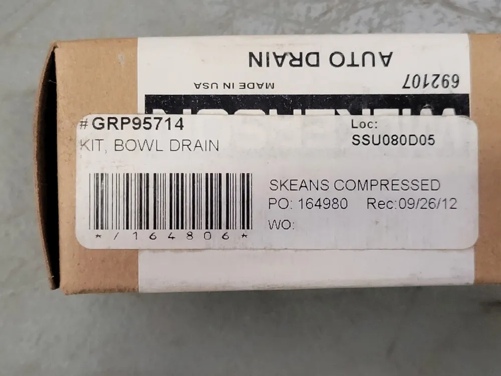 Zelfregelend Drain W/ Spacer and O Ring GRP-95-714