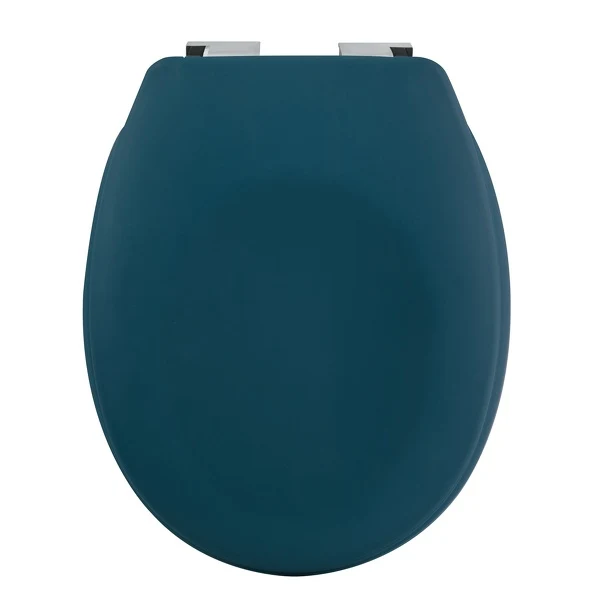 WC seat model Neela hinges chromed ABS - Effen Petrol