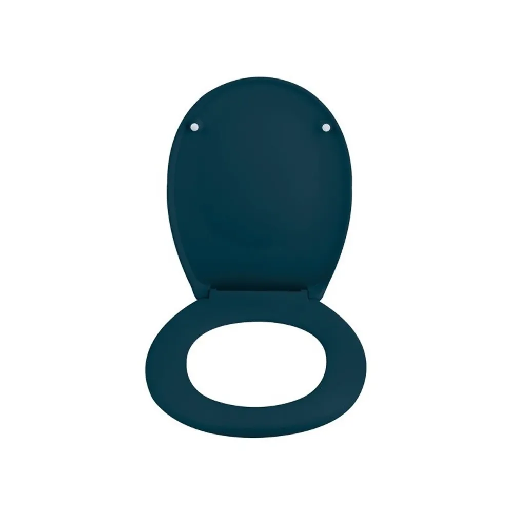 WC seat model Neela hinges chromed ABS - Effen Petrol