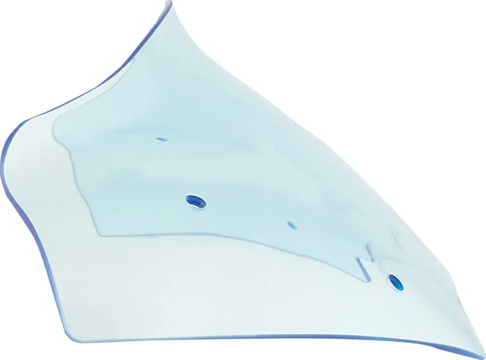 Parabrisas Kolor Flare™ 8" Hielo Azul Para Harley Davidson