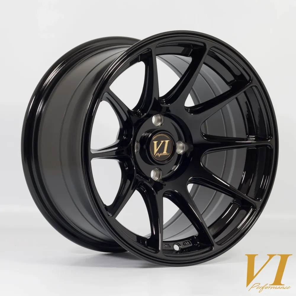 Rota BDR 15x8.25" 4x100 ET0, Gloss Zwart