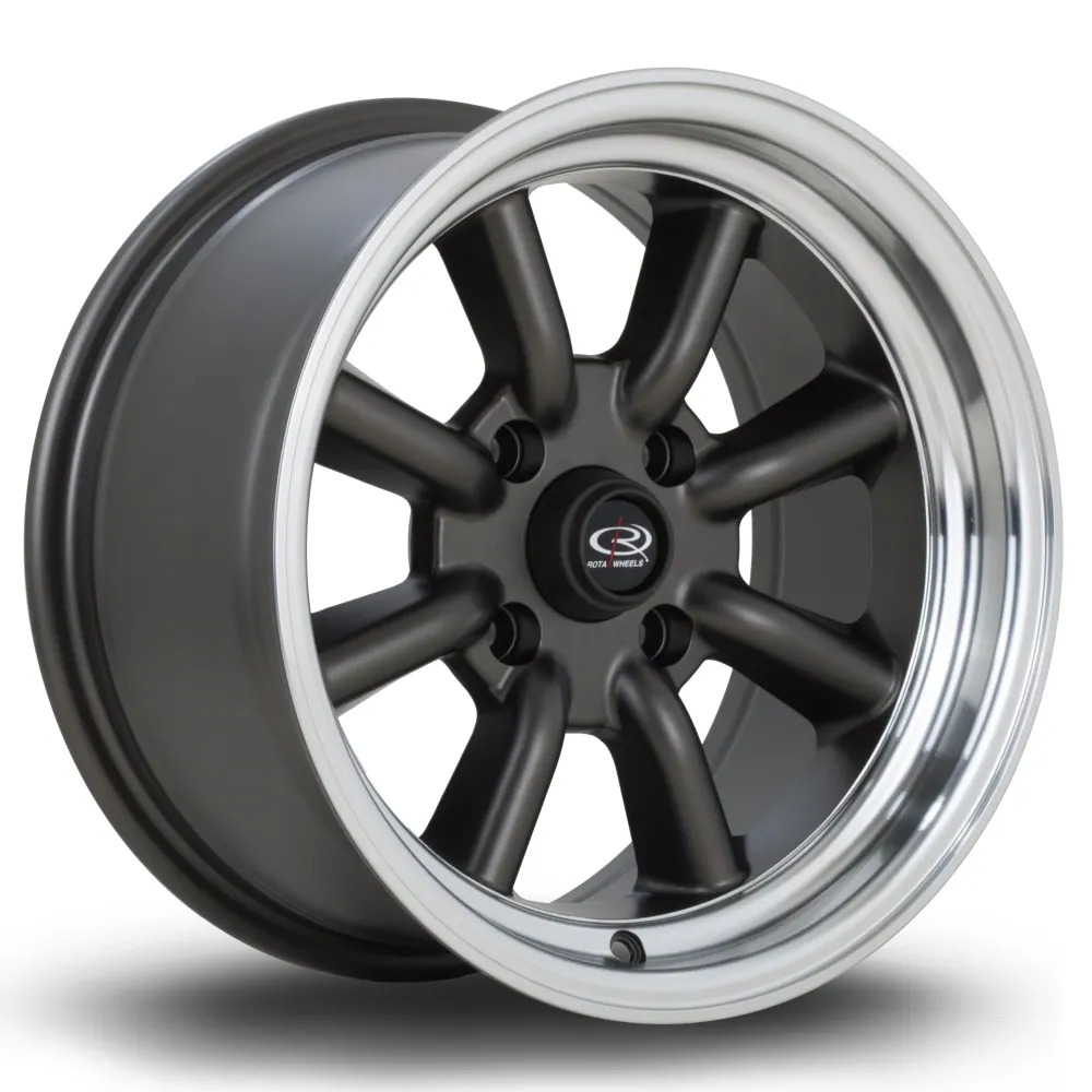 Rota RKR 15x8" 4x100 ET0, Matt Gunmetal