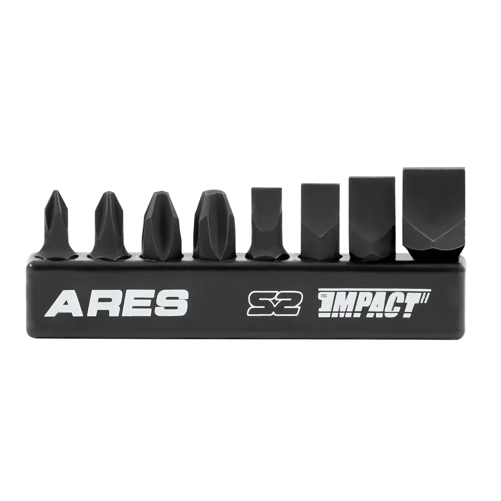 ARES 70013 - 8 pc. Impact Bit Set Bit Driver