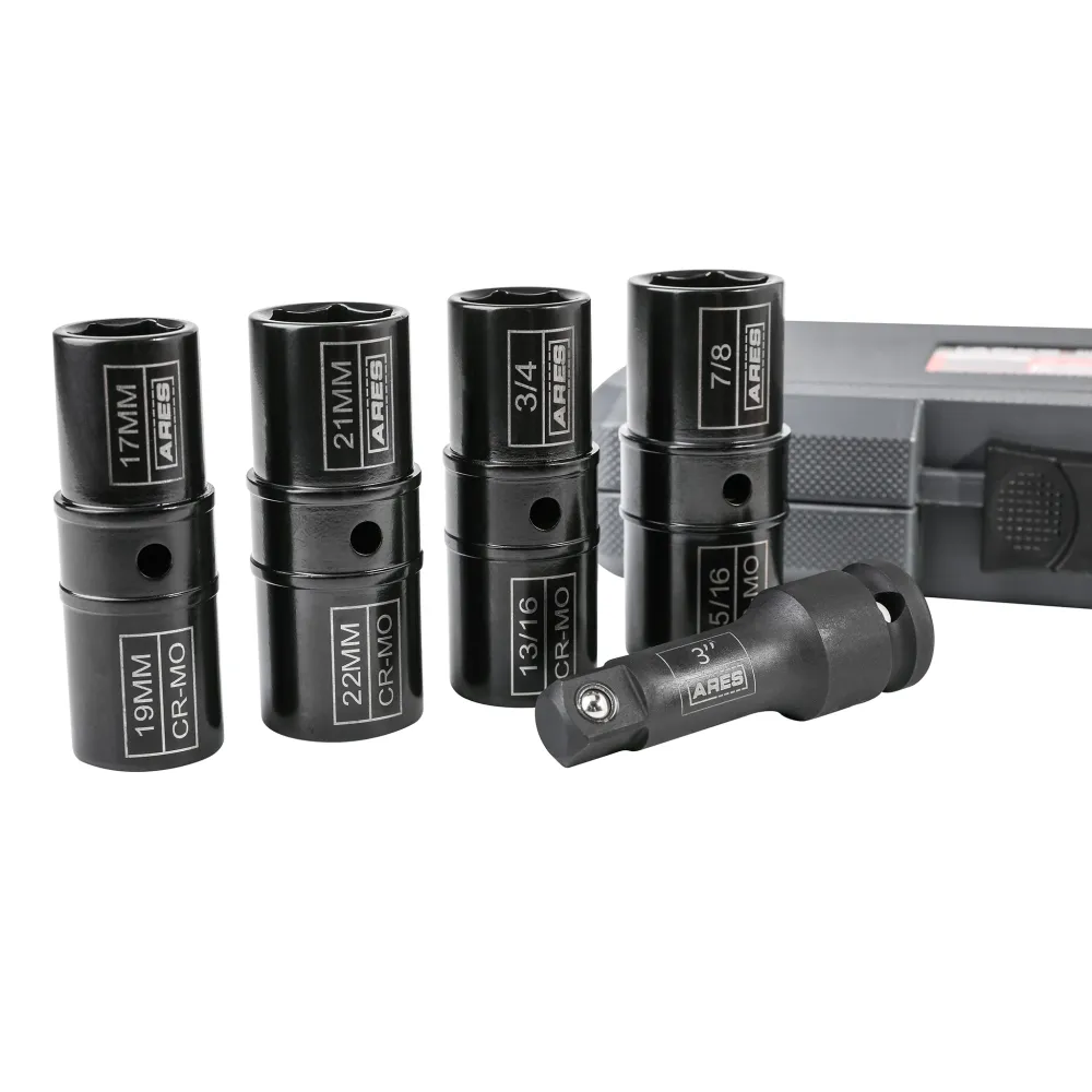 OEM Kwaliteit ARES 59010 - 1/2-inch Drive 5-Piece Flip Lug Nut Socket Set