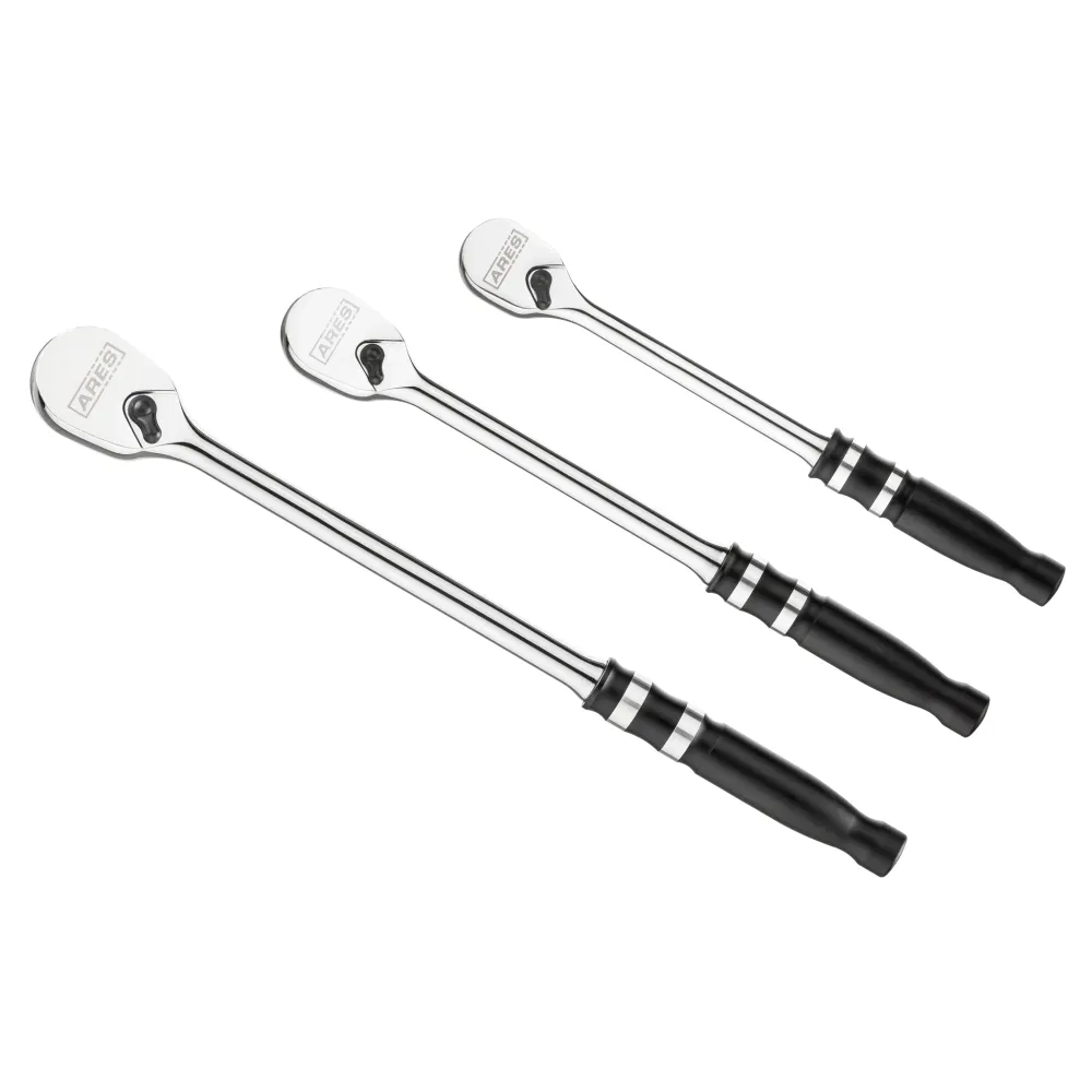 Professionele Klasse ARES 42083 - 90 Tooth Lichtmetaal Handle Ratchet Set