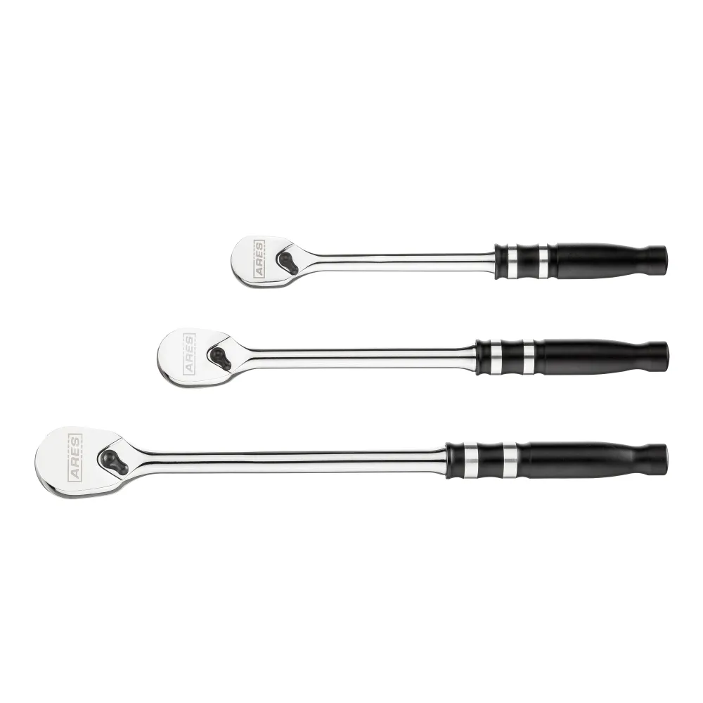 Professionele Klasse ARES 42083 - 90 Tooth Lichtmetaal Handle Ratchet Set