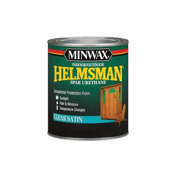 Minwax Helmsman Clear Satin Oil-Based Varnish (1-Quart)