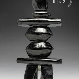 Premium Zwart 10" Inukshuk Matiusi Kimgwatsiaq *Kimgwatsiaq No. 15*
