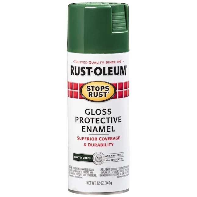 Rust-Oleum Stops Rust Gloss Hunter Groen Spray Paint (NET WT. 12-oz)