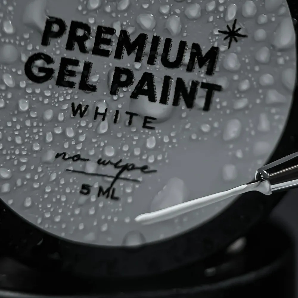Startkabel Premium gel paint (No wipe) Wit 5 ml NAILSOFTHEDAY