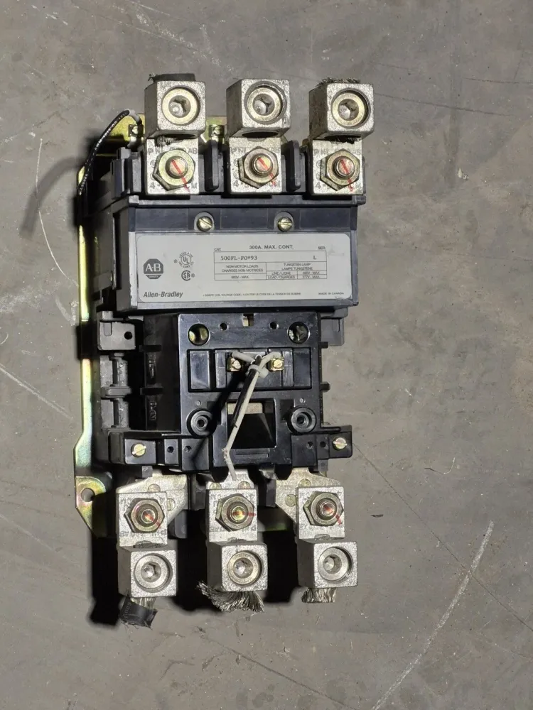 300 Amp 3 Pole Contactor 500FL-FOD93