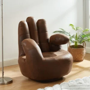 Draaifauteuil van verouderd microvezel CATCHY