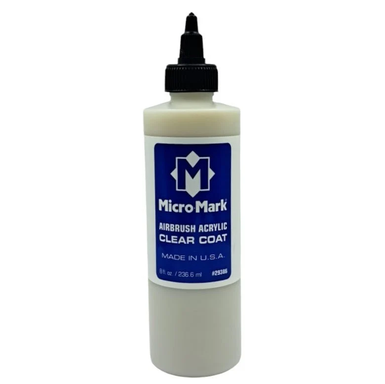 Micro-Mark Clear Coat Airbrush Kunststof glas Paint, 8oz