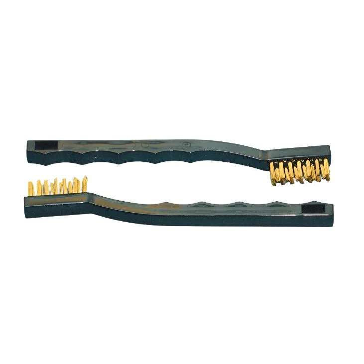 Micro-Mark Geel koper Bristle Brushes (Set 2)