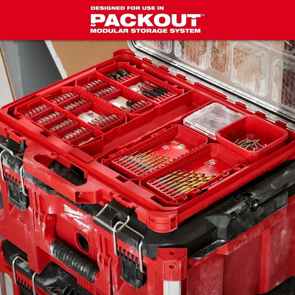 MILWAUKEE Customizable Medium Overzichtelijk Case Impact Driver Accessories