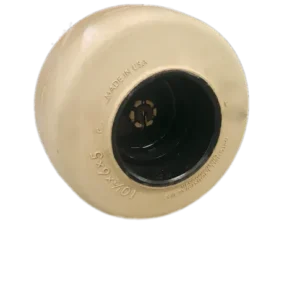 Taylor Bronco Zacht Non-Marking Tire & Hub Assembly – White