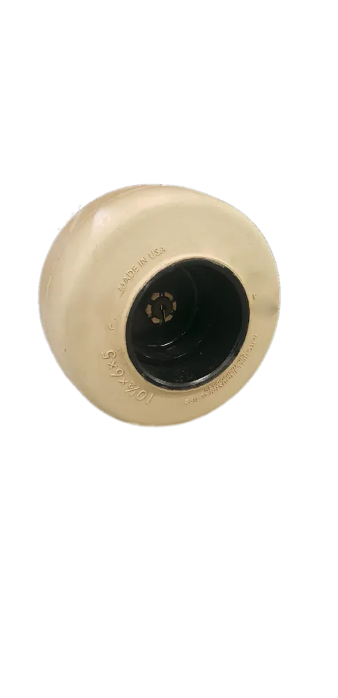 Taylor Bronco Zacht Non-Marking Tire & Hub Assembly – White