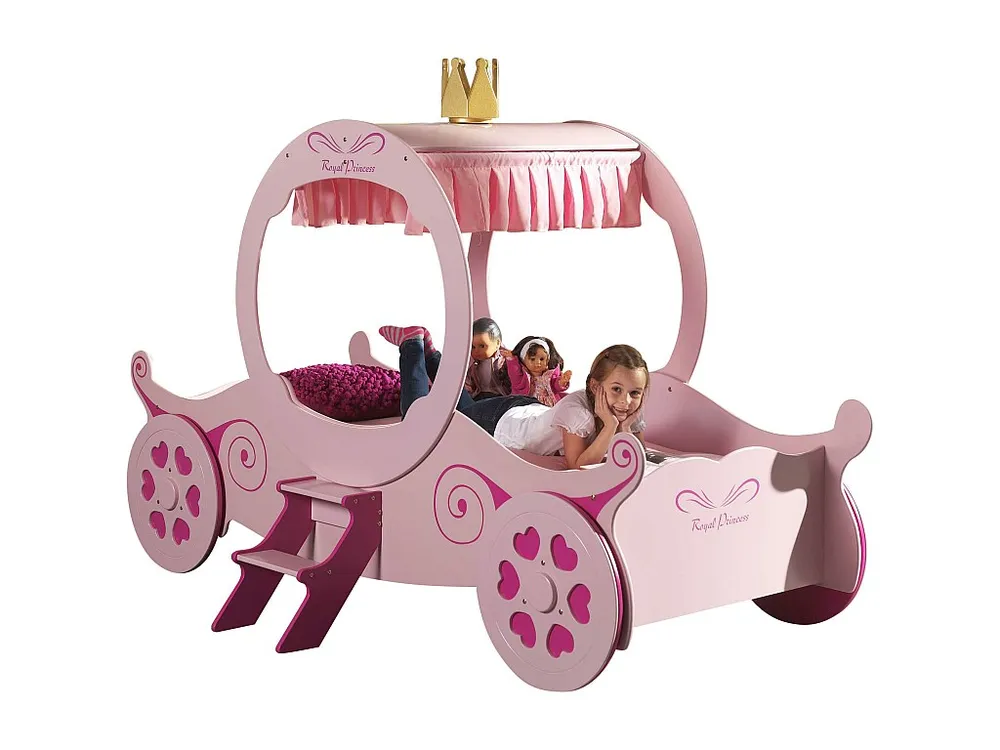 Bed AUTO KSB005 168x240x168 Roze