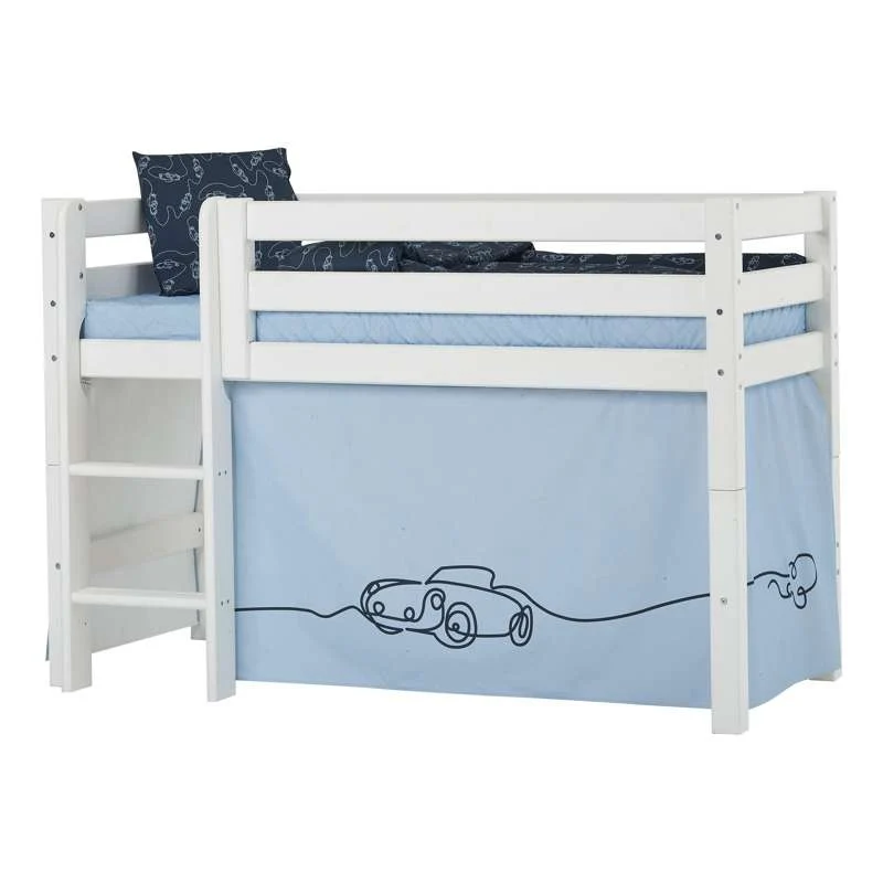 Hoppekids Forhæng til Seng - CARS - Flere Størrelser - Dream Zeeblauw