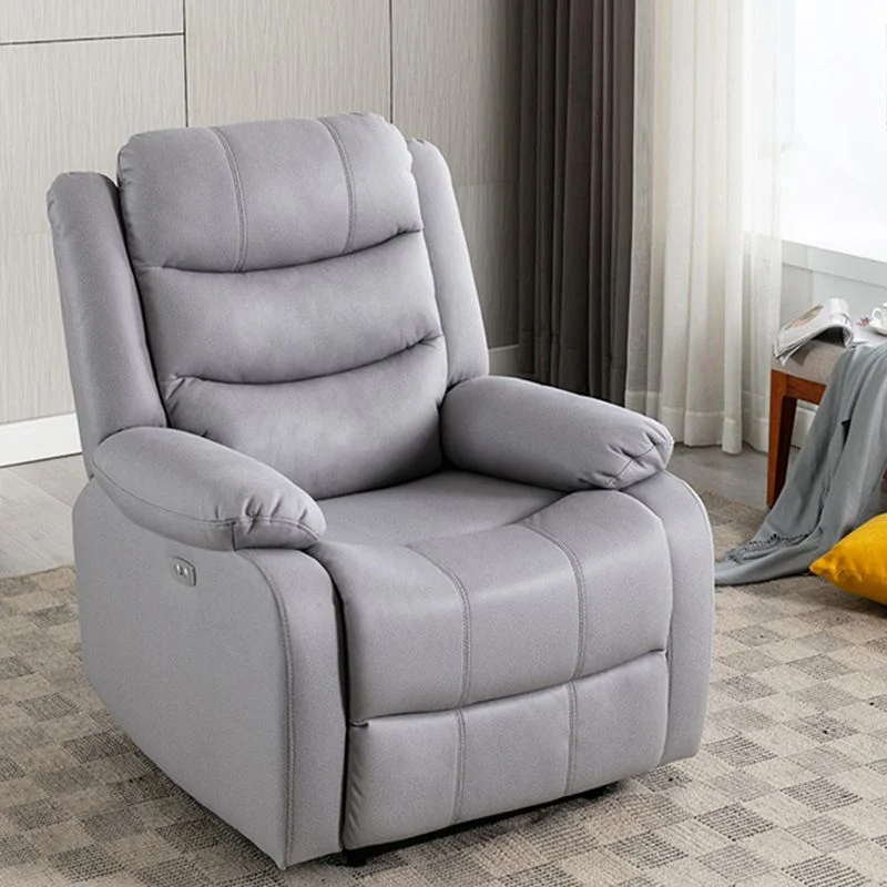 Contemporary Faux Leather Standard Recliner 33.5" Breed Pillow Top Arm Recliner
