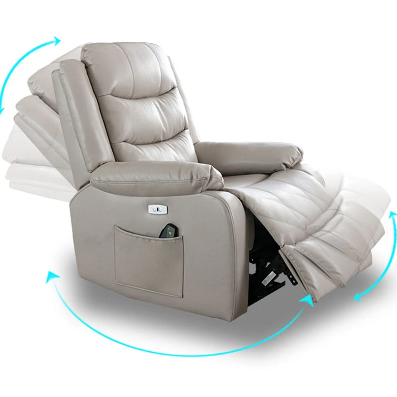 Contemporary Faux Leather Standard Recliner 33.5" Breed Pillow Top Arm Recliner