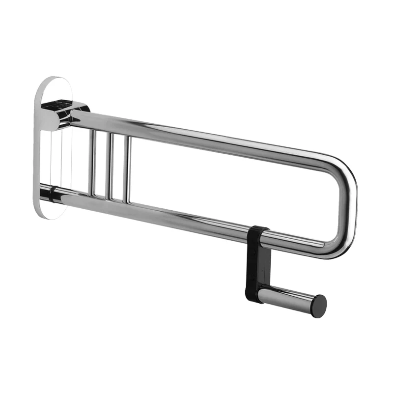 Foldable support roll holder Gedy, excellent aid elderly and disabled, 65 cm - Verchroomd