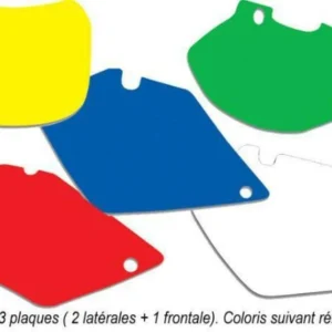 Kit adhesivos portanúmeros Blackbird KTM SX/SX-F 19 standard/rojo