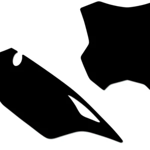 Kit adhesivos portanúmeros Blackbird KX450 19 standard/negro