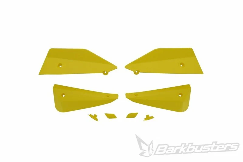 Kit de deflectores y conectores Barkbusters SABRE Color amarillo