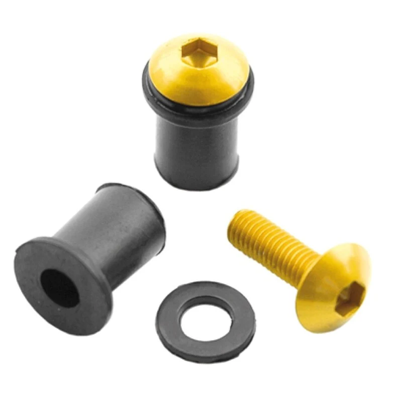 Kit 8 tornillos carenado M5x16. Azul