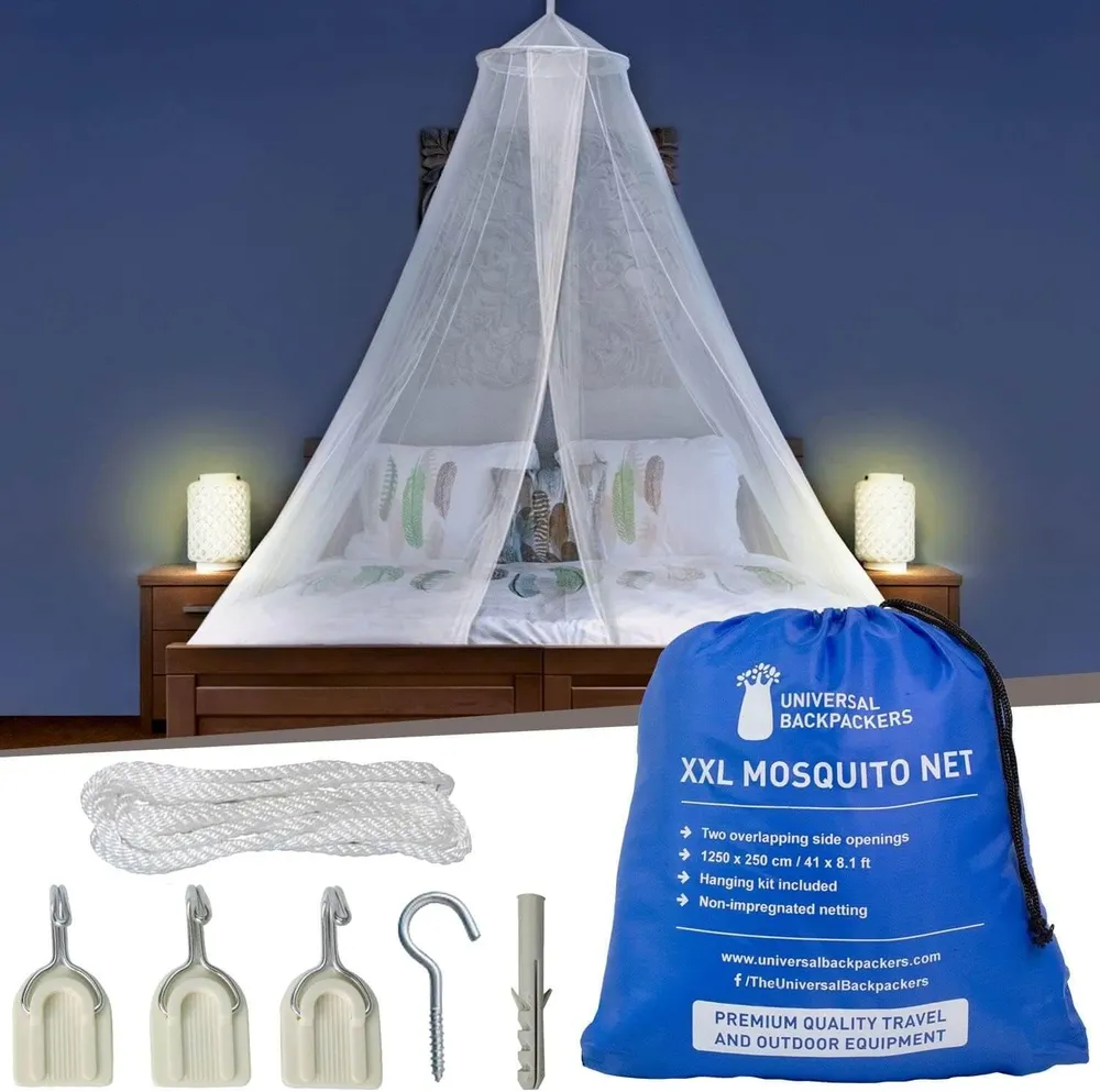 XL Sneeuwwit Mosquito Net Bed | Round 2 Openings