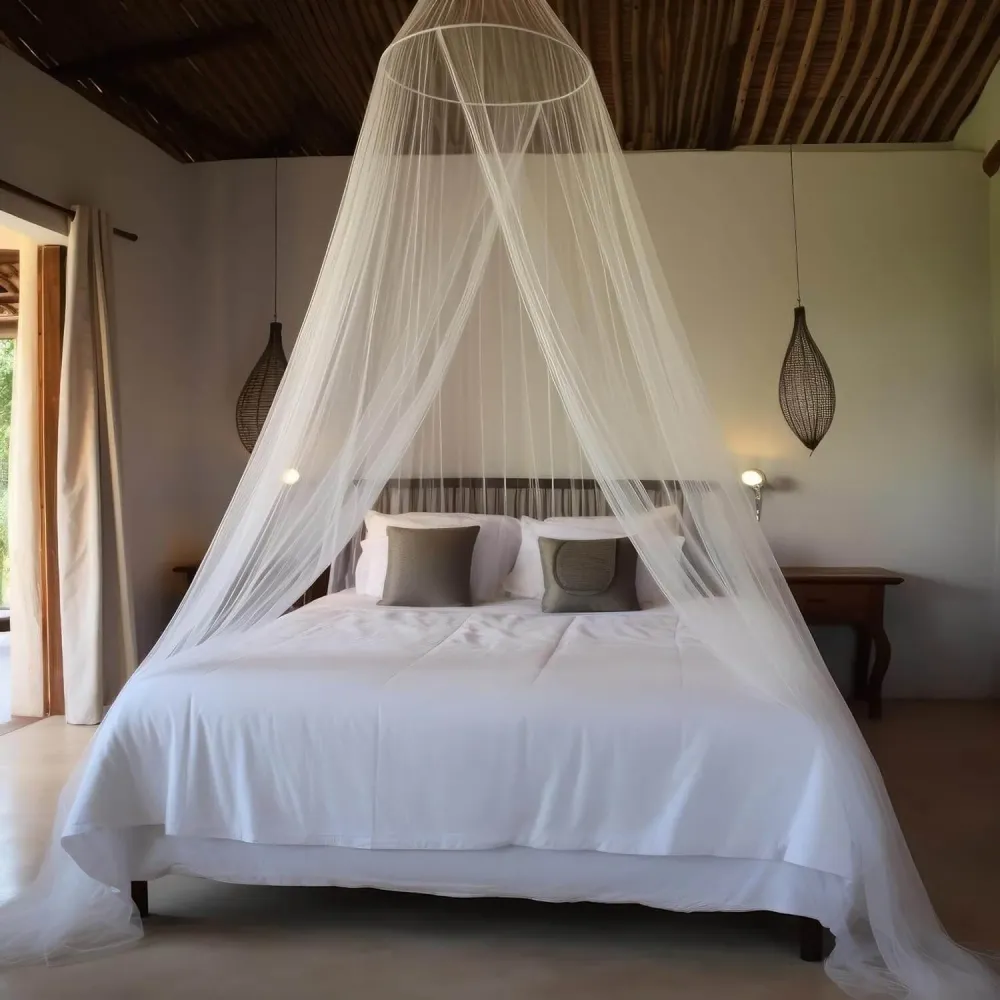 XL Sneeuwwit Mosquito Net Bed | Round 2 Openings